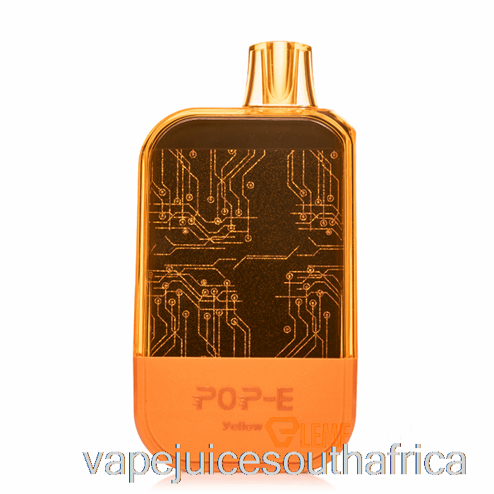 Vape Juice South Africa Pop-E 10000 Disposable Yellow